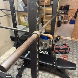 Heavy-Duty 7ft Olympic Weightlifting Barbell and Mini Bar– Home Gym