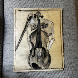 Chargoal Paper Painting