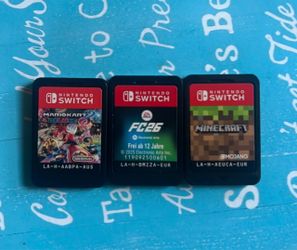 Nintendo Switch Game Cartridges Bundle x3 PICK UP ONLY