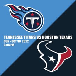 Tennessee Titans @ Houston Texans Tickets 🎟 