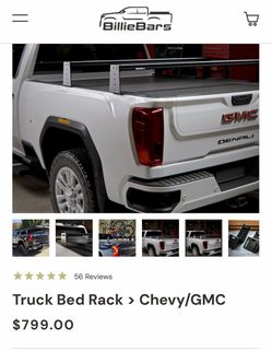 Billiebars Silverado & Sierra 1500/2500/3500 (2007 - 2026) Low Profile Bed Rack Billie Bars