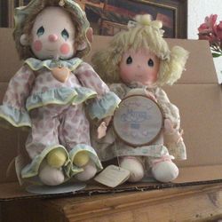 Precious Moments Clown And Doll  Each $15.00