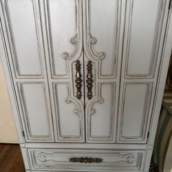 Vintage Hutch And Dresser Set