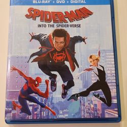 $5 BLU RAY. SPIDER-MAN INTO THE SPIDER-VERSE. $5 OR TRADE FOR A MOVIE TITLE I DO NOT ALREADY OWN. BLU RAY ONLY NO DIGITAL .