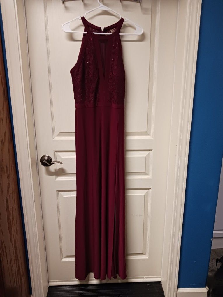 Burgundy Formal Dress
