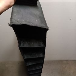 Closet hanging shoe organizer