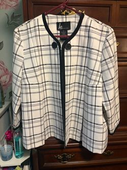 Black and white beautiful blazer
