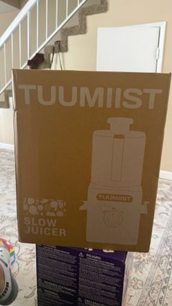 TUUMIST Cold Press Juicer Machine with 6.5” Large Feed Chute