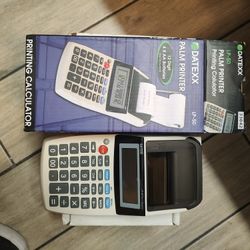 Datexx Palm Printer LP-50 12 Digit Printing Calculator