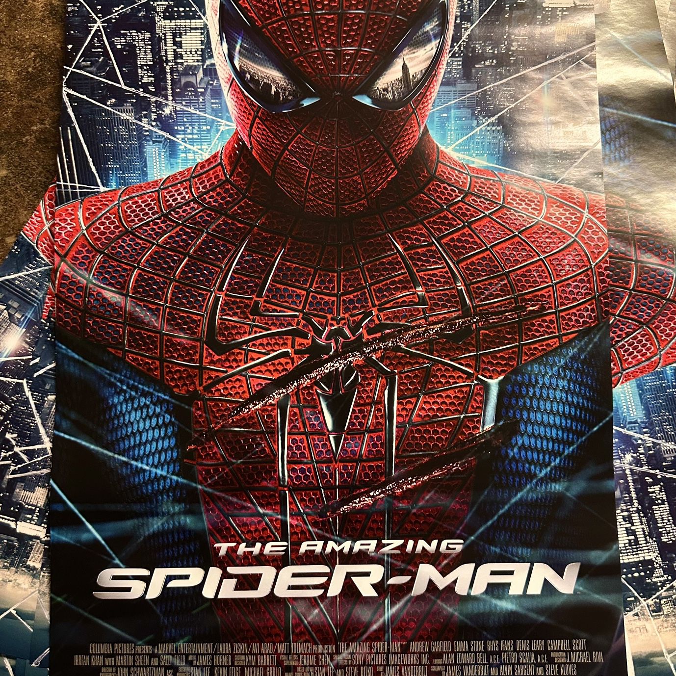 The Amazing Spider-Man (2012) Movie Poster [Originals From AMC Theater]
