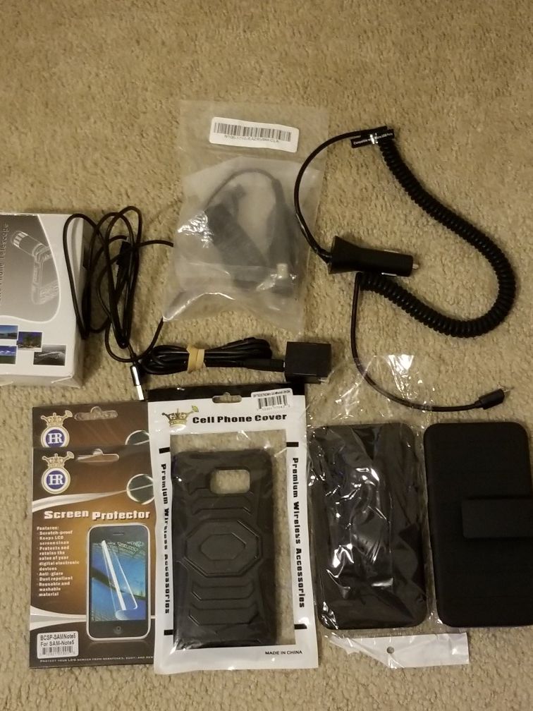 Cell Phone Accessories (Note 5 cases)