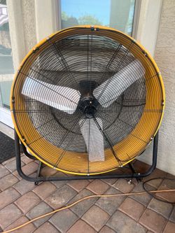 36 inch industrial fan  with water mister attachment