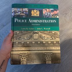 Police Administration Third Addition Book