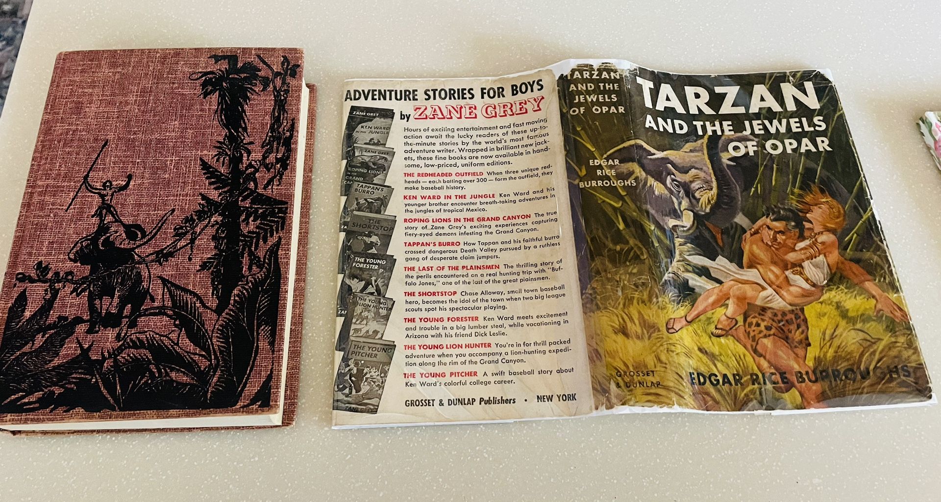 Tarzan and the Jewels of Opar by Edgar Rice Burroughs 1918 Hardback /DJ