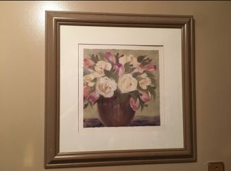 Beautiful Floral Frame Decor- Firm Price