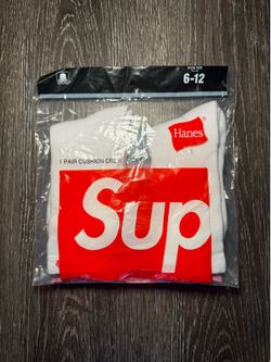 White Supreme Socks