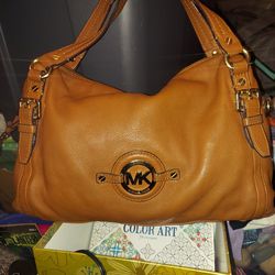 Michael Kors Genuine Leather Handbag READ Description Please