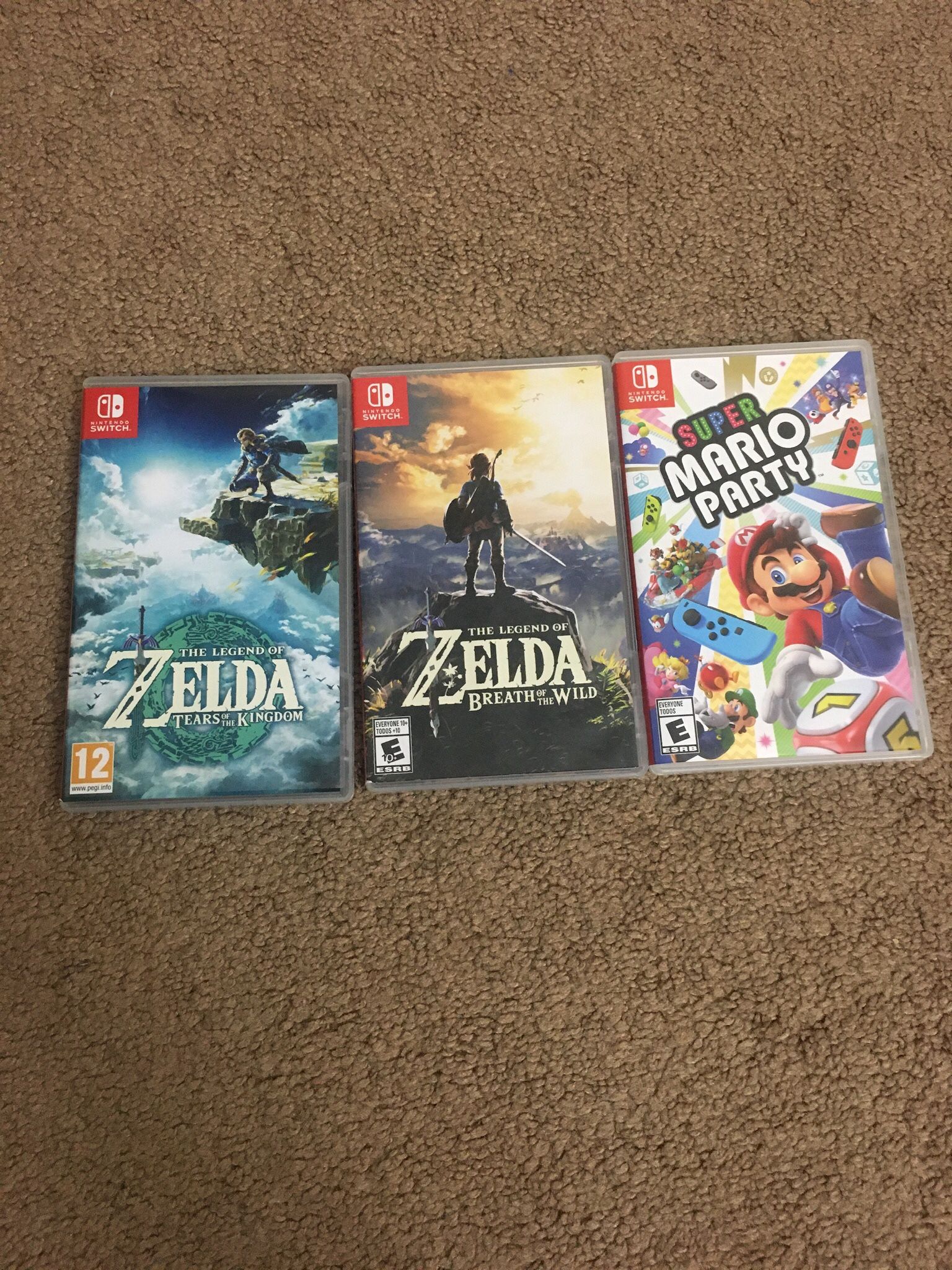 Zelda Tears Of The Kingdom, Zelda Breath Of The Wild, Mario Party