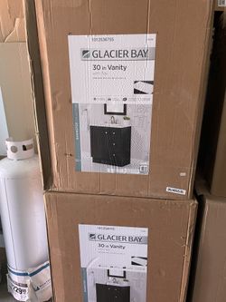 Glacier Bay Bannister 31 in. Single Sink Dusk Bath Vanity