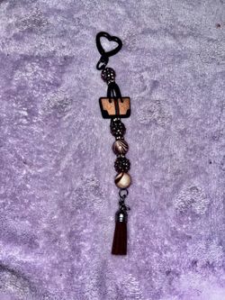 GUCCI BEADED KEYCHAIN