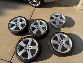 Two sets of Oettinger rims and tires