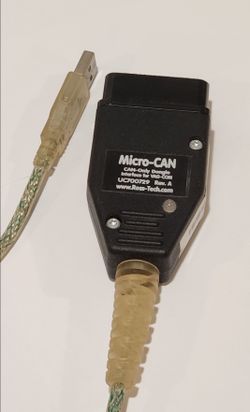 Ross Tech Micro-CAN CAN-Only Dongle Interface for VAG-COM UC700729 Rev. A