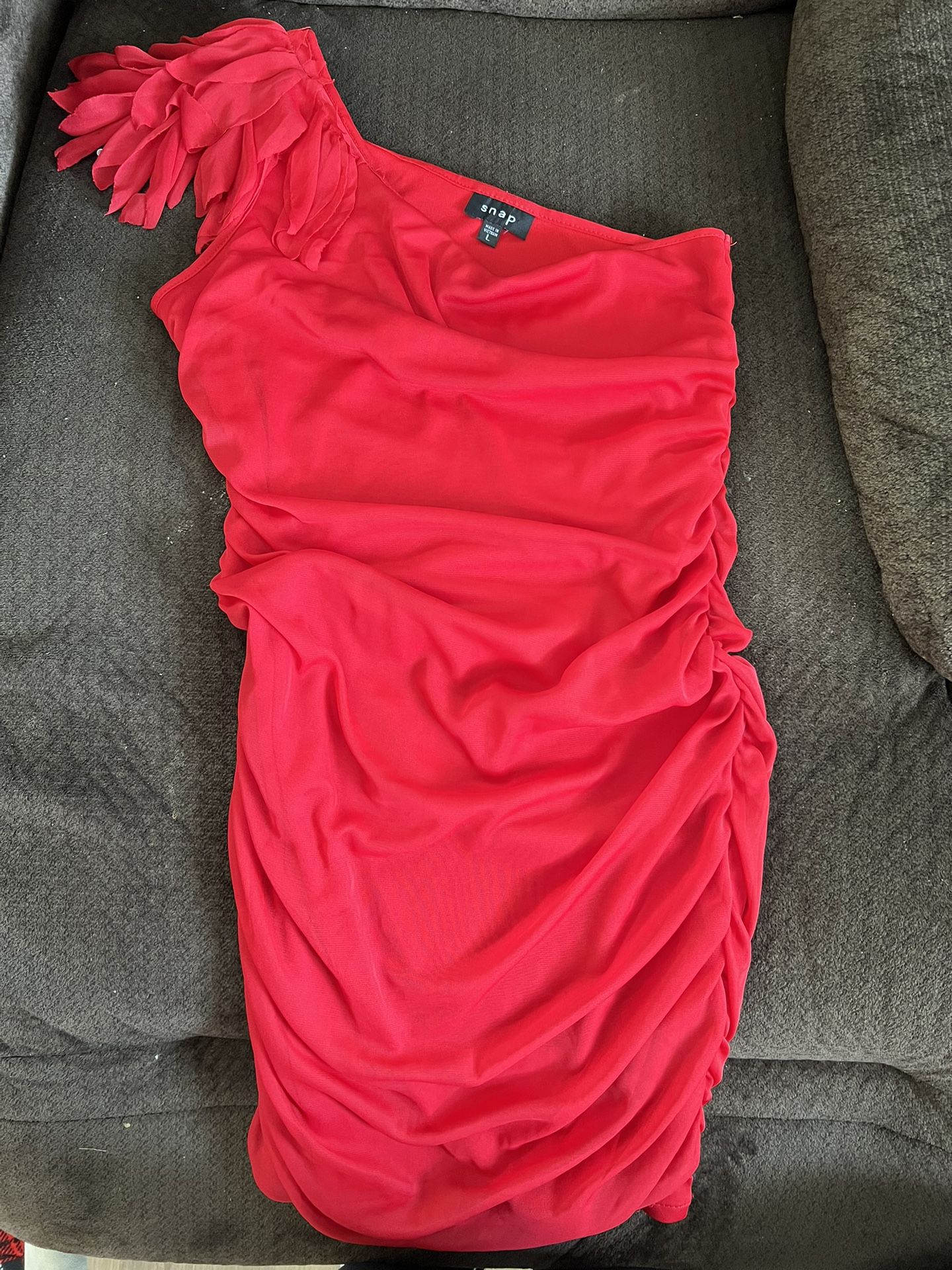 Mini Dress Red And Hot Pink 