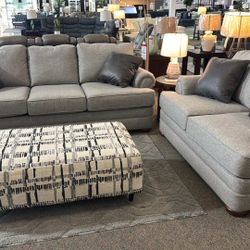 [OM] 🟪 Only $45 initial then take it home 🏡 Brand New  England Sofa And Loveseat 