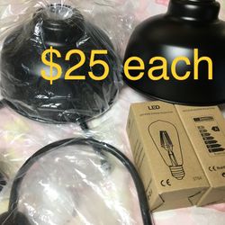 NEW barn glossy black industrial wall sconce light