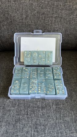 Sky Blue 28 pc Domino Set