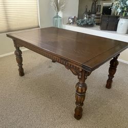Solid Wood Dining Table 