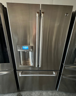 GE Stainless Steel French Door Fridge with Water Dispenser