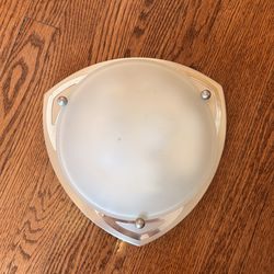 Glass Dome ceiling light fixture