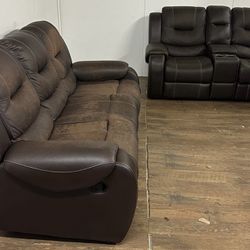 Recliner Couch & Loveseat 