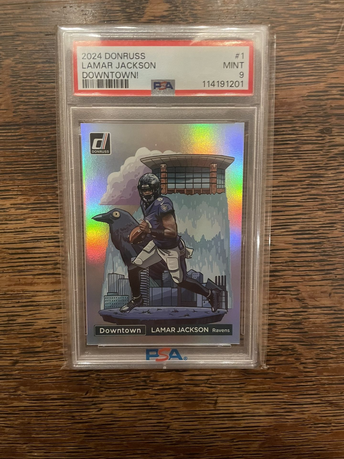 Send Offers! Lamar Jackson 2024 PSA 9 Downtown