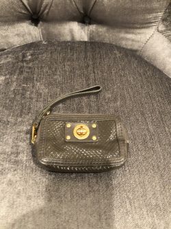 Marc by Marc Jacobs faux snake print wristlet
