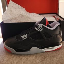 Air Jordan 4 Retro Men's 10 Fire Red