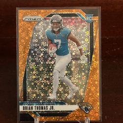Brian Thomas Jr. Prizm Orange Disco Rookie