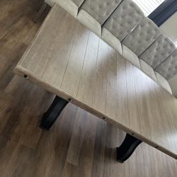 Table With Six Chairs Included