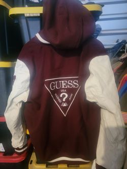 Guess LETTERMAN JACKET SZ. LARGE 