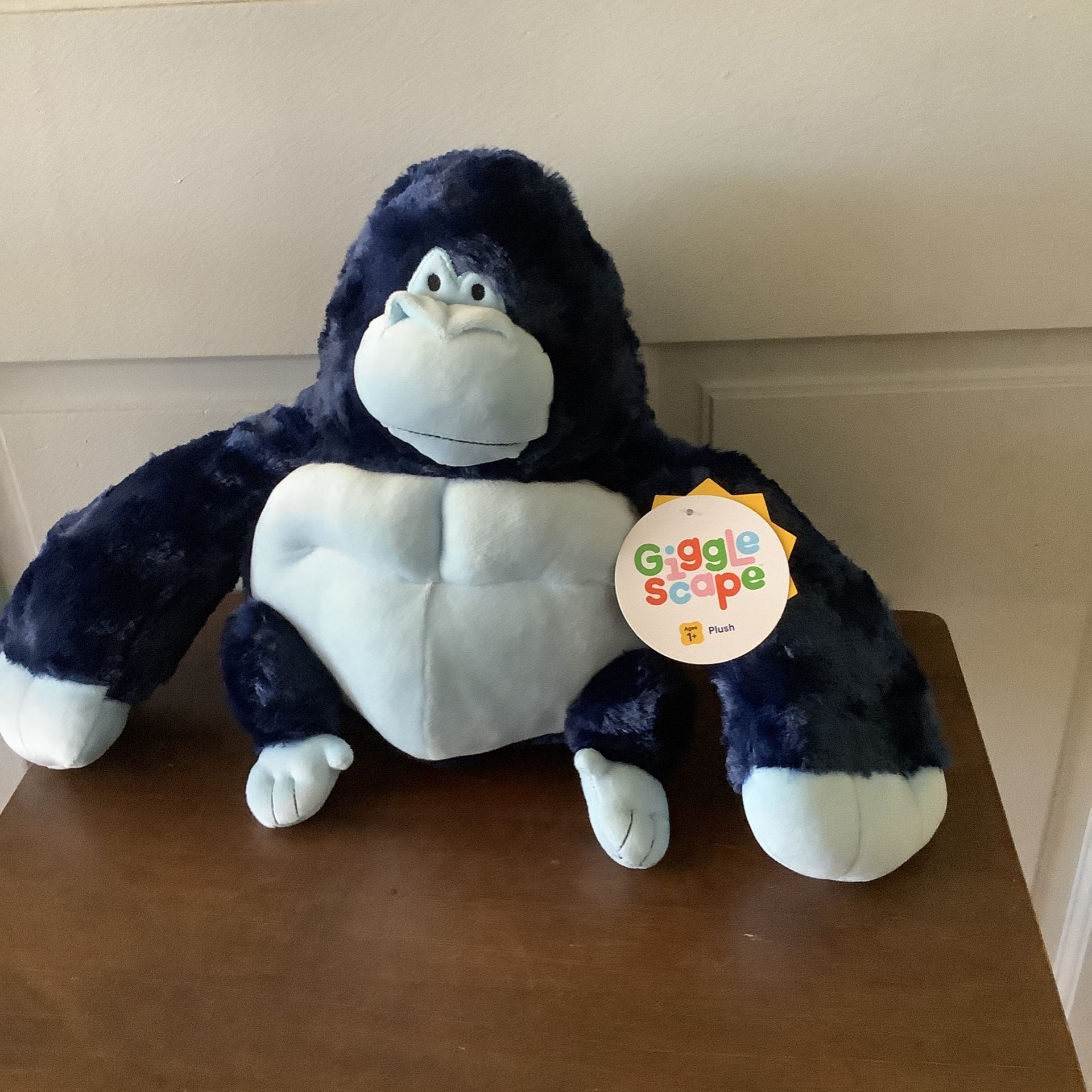 Giggle Scape Gorilla Plush 12” Toy