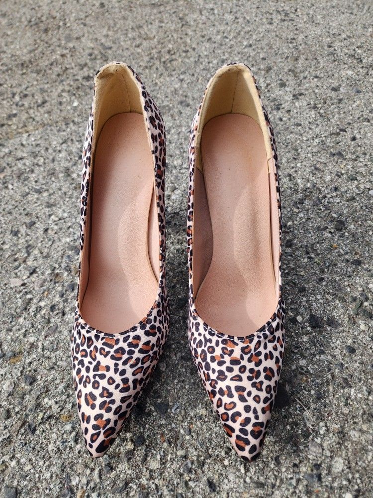 Cheetah Print Heels