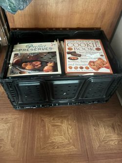 Large box of cook books