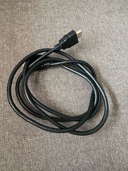 HDMI Standard Type A Male to Male Cable 4 ft Black Round Universal
