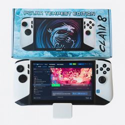 MSI Claw 8 AI+ Polar Tempest Edition – 1TB Storage – Like New