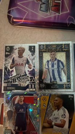 Official Topps Limited Edition Soccer Cards