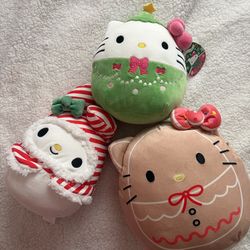 Hello Kitty Christmas Squishmallows