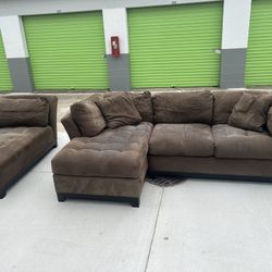 Brown Sectional