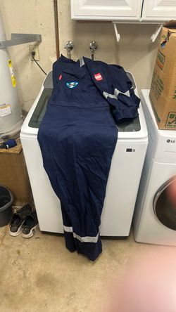Narhen Navy Blue FR Coveralls
