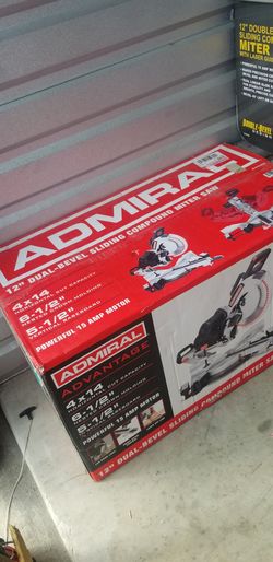 Admiral 12" dual bevel sliding compound miter saw